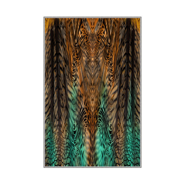 Bless international Flatweave Performance Green/Brown/Black Rug Wayfair